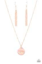 Load image into Gallery viewer, The Cool Mom Rose Gold Necklace - Paparazzi Accessories
