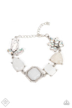 Load image into Gallery viewer, Grounding Glamour White Bracelet - Paparazzi Accessories
