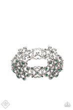 Load image into Gallery viewer, Regal Recognition Green Bracelet - Paparazzi Accessories
