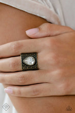 Load image into Gallery viewer, Singed Shape Brass Ring - Paparazzi Accessories
