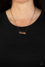 Load image into Gallery viewer, Blessed Mama Copper Necklace - Paparazzi Accessories

