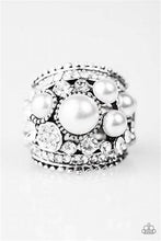 Load image into Gallery viewer, Money On My Mind White Ring - Paparazzi Accessories
