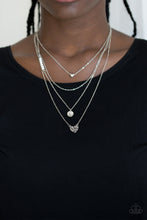 Load image into Gallery viewer, Gypsy Heart White Necklace Paparazzi 

