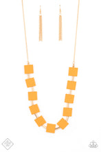 Load image into Gallery viewer, Hello, Material Girl Orange Necklace - Paparazzi Accessories
