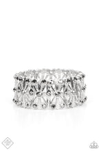 Load image into Gallery viewer, Thematic Twinkle Silver Bracelet - Paparazzi Accessories
