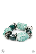 Load image into Gallery viewer, Glaze of Glory Blue Bracelet - Paparazzi Accessories
