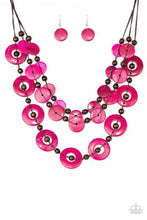 Load image into Gallery viewer, Catalina Coastin Pink Necklace - Paparazzi Accessories
