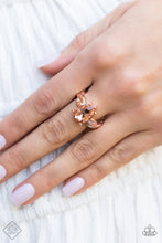 Load image into Gallery viewer, Law Of Attraction Rose Gold Ring - Paparazzi Accessories
