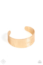 Load image into Gallery viewer, Coolly Curved Gold Bracelet - Paparazzi Accessories
