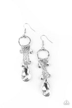 Load image into Gallery viewer, Glammed Up Goddess Silver Earrings Paparazzi 
