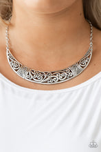 Load image into Gallery viewer, Bull In A China Shop Silver Necklace - Paparazzi Accessories
