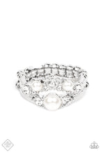 Load image into Gallery viewer, A-List Ambience White Ring - Paparazzi Accessories

