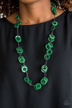 Load image into Gallery viewer, Waikiki Winds Green Necklace Paparazzi
