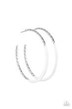 Load image into Gallery viewer, DIP, DIP, Hooray! White Earrings - Paparazzi Accessories
