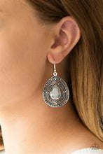 Load image into Gallery viewer, Royal Squad Silver Earrings - Paparazzi Accessories
