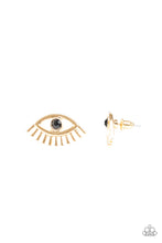 Load image into Gallery viewer, Don’t Blink Gold Post Earrings - Paparazzi Accessories
