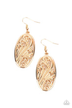 Load image into Gallery viewer, High Tide Terrace Gold Earrings - Paparazzi Accessories
