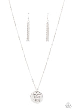 Load image into Gallery viewer, Light It Up Silver Necklace - Paparazzi Accessories
