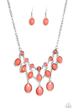 Load image into Gallery viewer, Mermaid Marmalade Orange Necklace - Paparazzi Accessories
