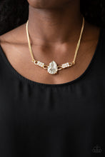Load image into Gallery viewer, Way To Make An Entrance Gold Necklace Paparazzi 
