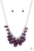 Load image into Gallery viewer, Broadway Bustle Purple Necklace - Paparazzi Accessories
