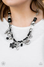 Load image into Gallery viewer, Charmed, I Am Sure Black Necklace - Paparazzi Accessories
