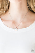 Load image into Gallery viewer, Front and CENTERED Blue Necklace - Paparazzi Accessories

