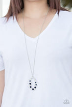 Load image into Gallery viewer, Spotlight Social Blue Necklace - Paparazzi Accessories
