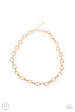 Load image into Gallery viewer, Craveable Couture Gold Choker - Paparazzi Accessories
