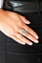 Load image into Gallery viewer, Make Waves White Ring - Paparazzi Accessories
