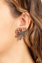 Load image into Gallery viewer, Artisan Arbor Silver Post Earrings - Paparazzi Accessories
