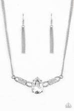 Load image into Gallery viewer, Way To Make An Entrance White Necklace - Paparazzi Accessories
