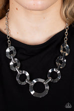 Load image into Gallery viewer, Mechanical Masterpiece Silver Necklace - Paparazzi Accessories
