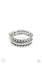 Load image into Gallery viewer, Tangible Texture Silver Ring - Paparazzi Accessories

