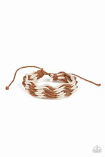 Load image into Gallery viewer, Weave High and Dry Brown Urban Bracelet - Paparazzi Accessories
