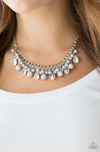 Load image into Gallery viewer, Summer Showdown Silver Necklace - Paparazzi Accessories
