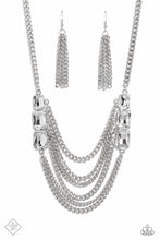 Load image into Gallery viewer, Come CHAIN or Shine White Necklace - Paparazzi Accessories
