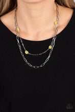 Load image into Gallery viewer, Bold Buds Yellow Necklace - Paparazzi Accessories
