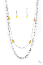 Load image into Gallery viewer, Bold Buds Yellow Necklace - Paparazzi Accessories
