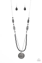 Load image into Gallery viewer, Garden of Grace Black Necklace - Paparazzi Accessories
