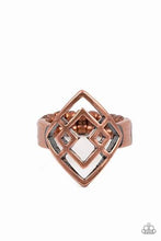 Load image into Gallery viewer, Diamond Duo Copper Ring - Paparazzi Accessories
