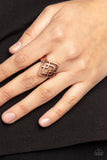 Load image into Gallery viewer, Diamond Duo Copper Ring - Paparazzi Accessories
