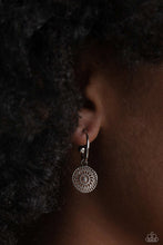 Load image into Gallery viewer, Mandala Maiden Silver Earrings - Paparazzi Accessories
