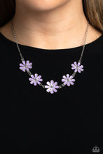Load image into Gallery viewer, Flora Fantasy Purple Necklace - Paparazzi Accessories
