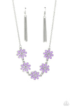 Load image into Gallery viewer, Flora Fantasy Purple Necklace - Paparazzi Accessories
