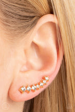 Load image into Gallery viewer, PRISMATIC and Proper Gold Earrings - Paparazzi Accessories
