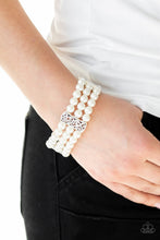 Load image into Gallery viewer, Ritzy Ritz White Bracelet Paparazzi 
